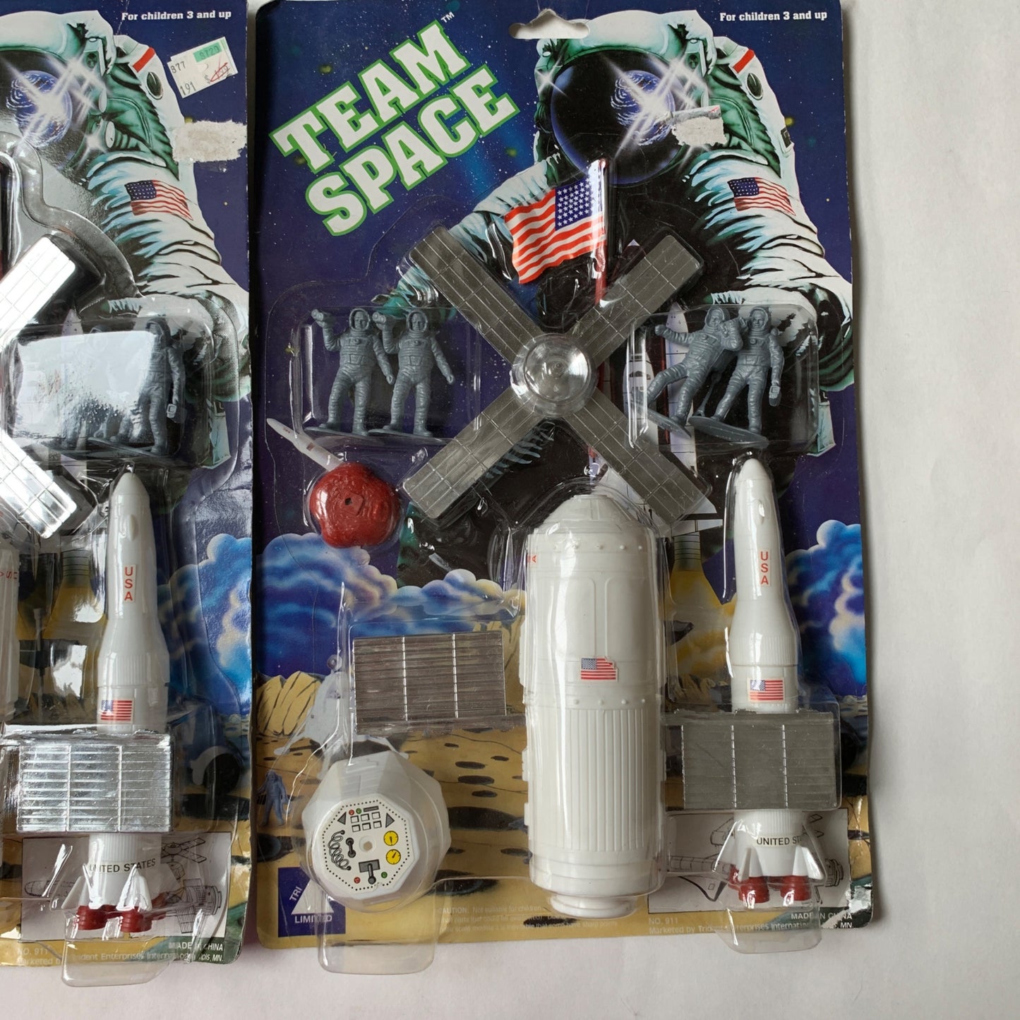 Tri Toy Limited Team Space Astronaut Toys Set Figures Vintage New