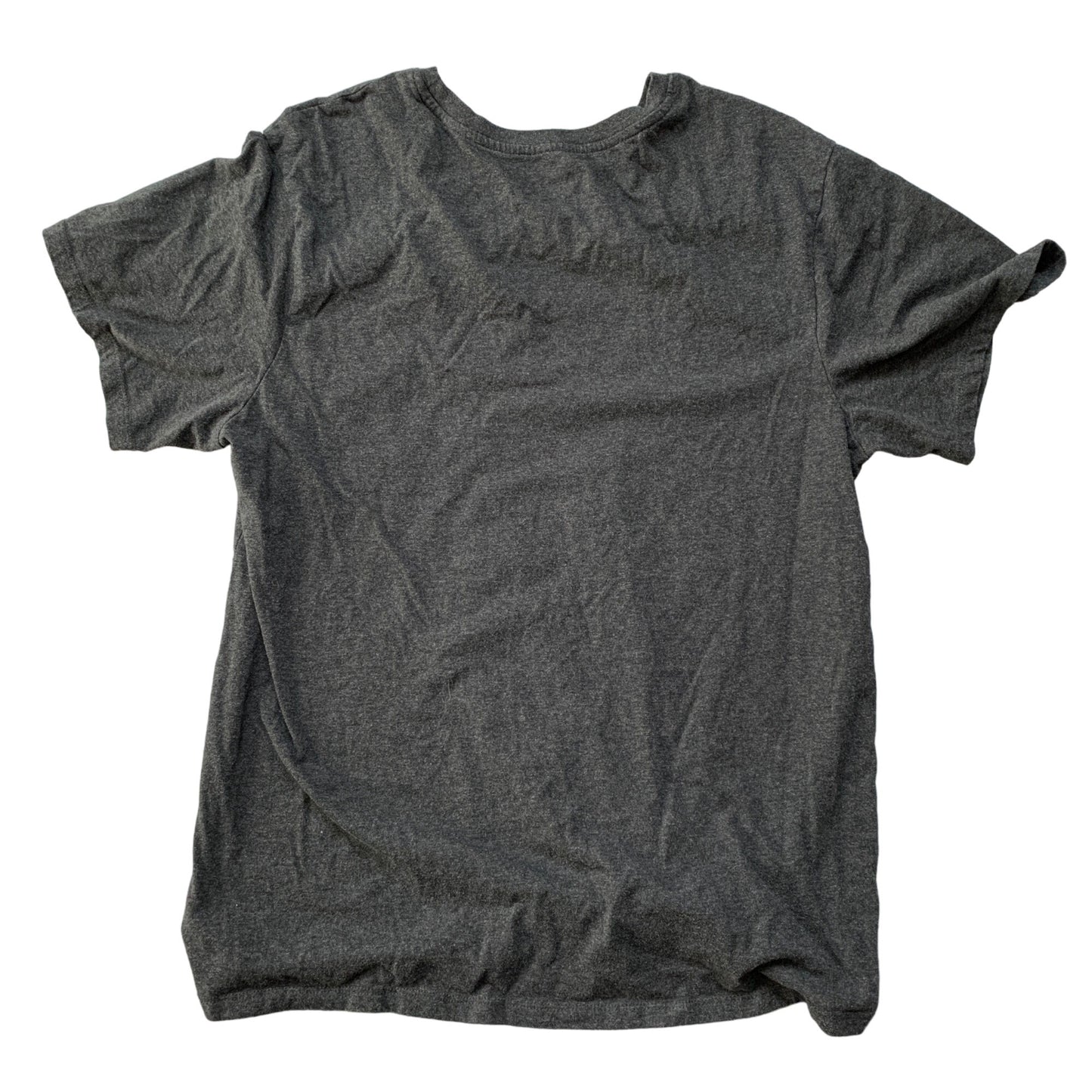 AC DC Women's Rainbow Lightning Gray Tee Tied Waist