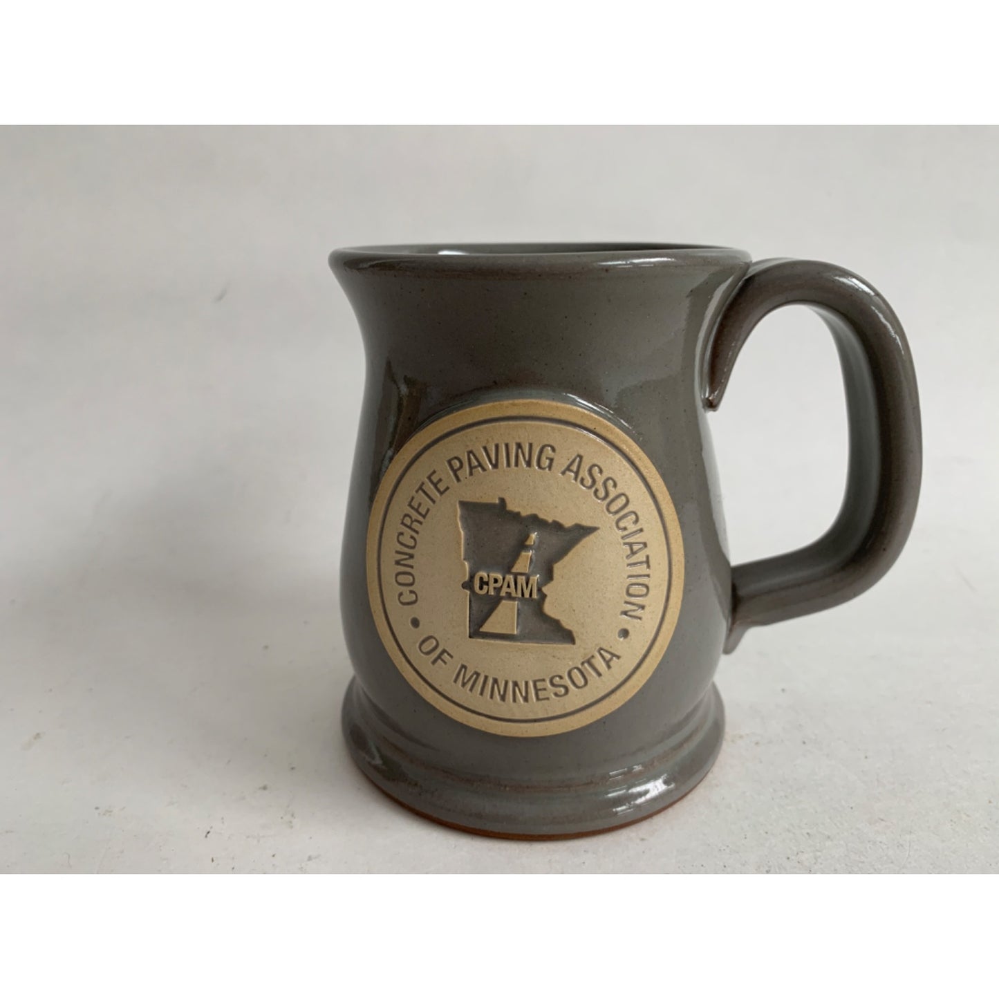 CPAM Concrete Paving of Minnesota Gray Coffee Mug Ceramic Sunset Hill Stoneware