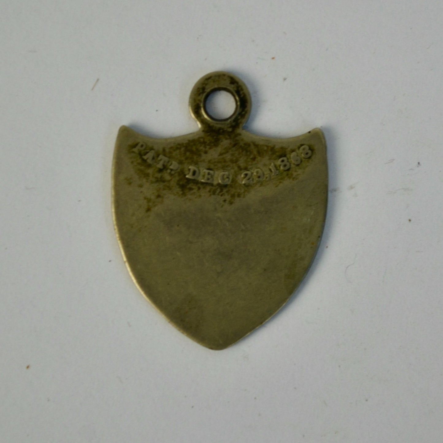 Edward Wolcott Portsmouth New Hampshire NH Prison Reformatory Pendant Silver Pat Dec 29, 1868