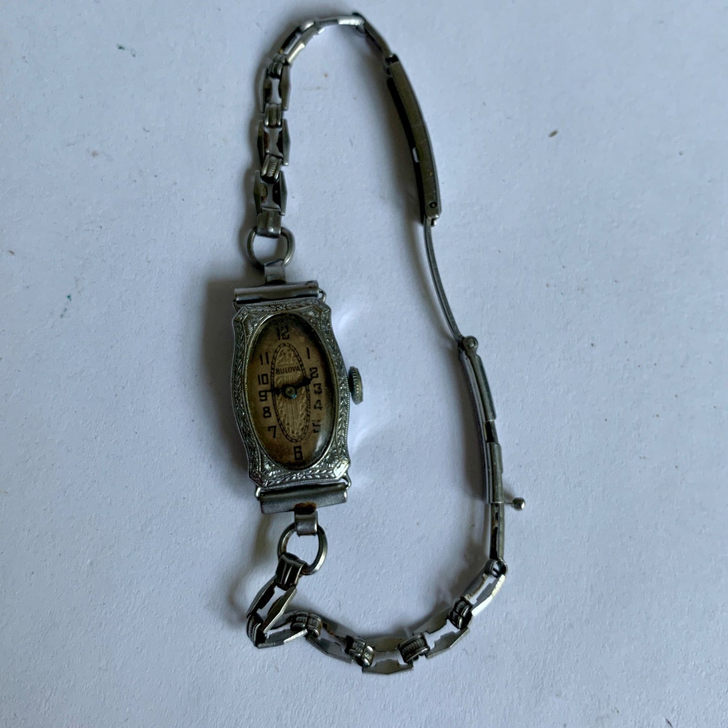 Bulova 1924 Women's Antique 14K Gold Filled Wind Up Watch