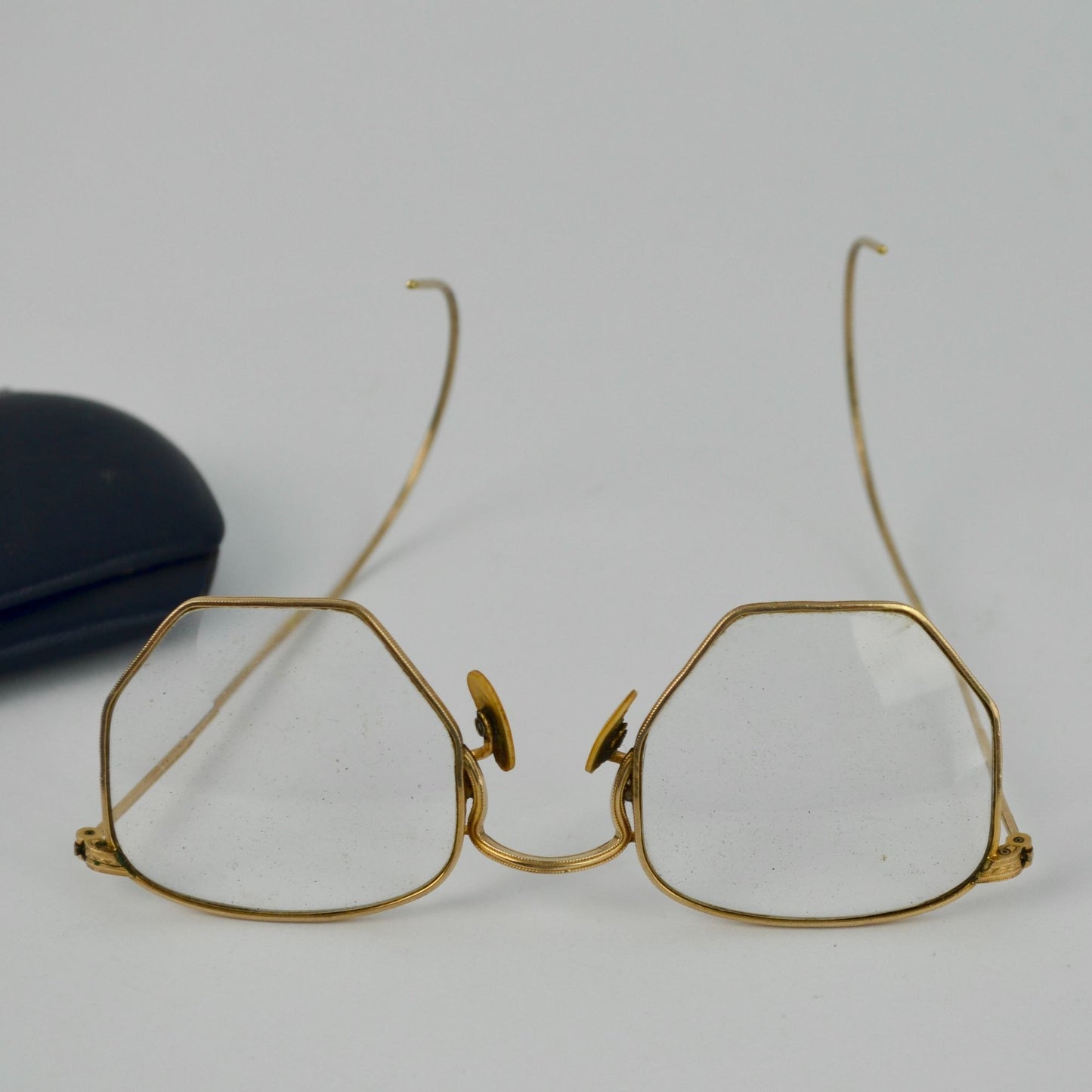 Vintage American Optical 1/10 12KGF Eyeglasses AO Gold-Filled Hexagon Glasses