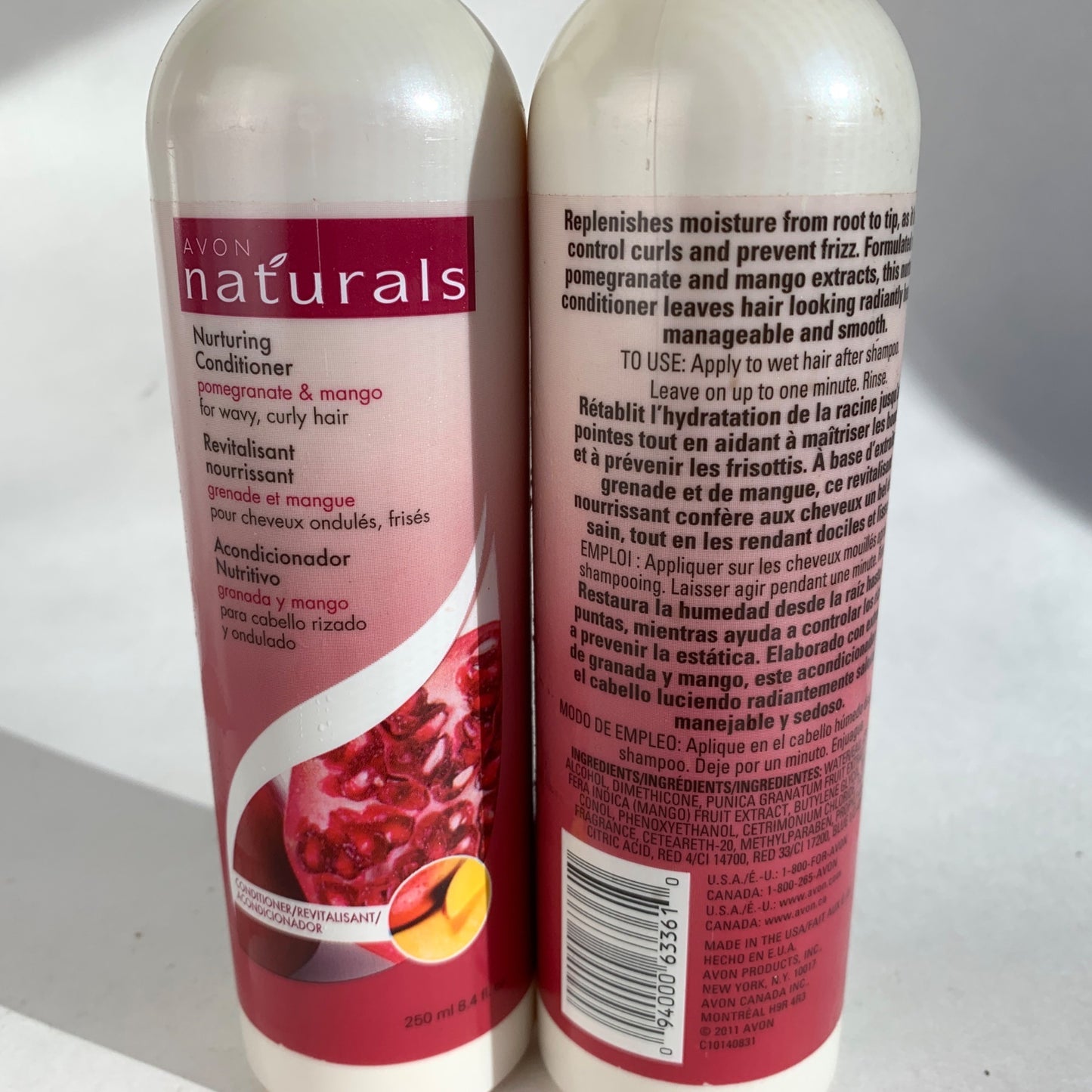 Avon Naturals Conditioner Pomegranate Mango 8.4 oz NEW
