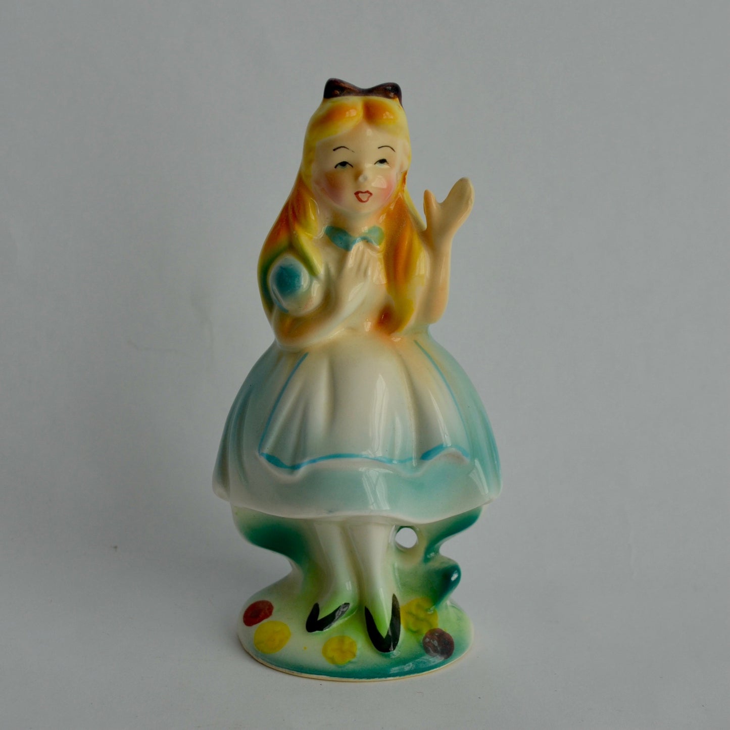 Vintage Alice in Wonderland Ceramic Figurine Disney