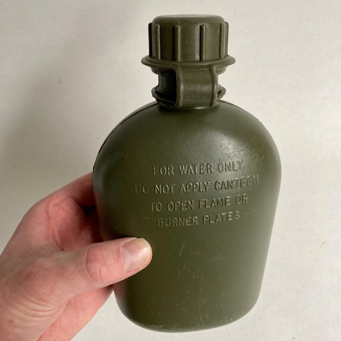 USGI Canteen Pouch w/Canteen Vintage OD Green Army USMC