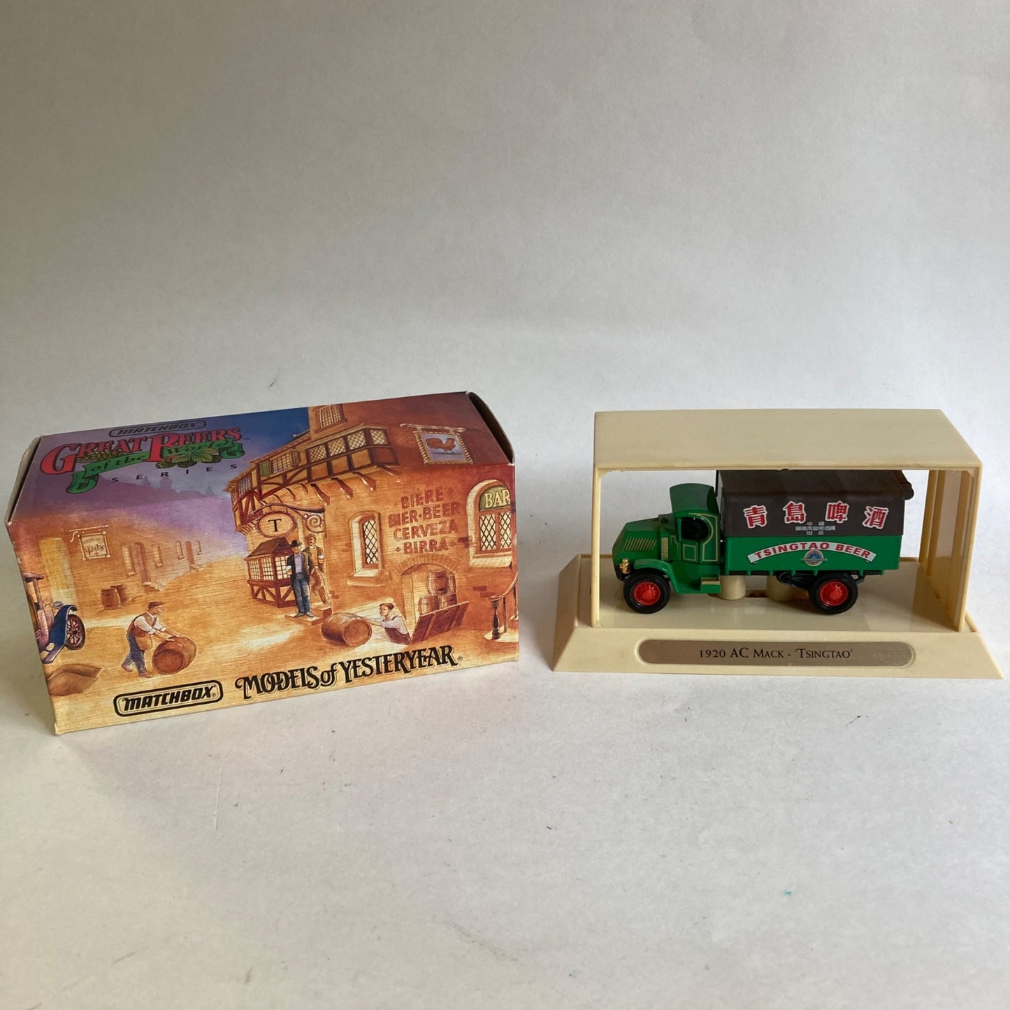 Matchbox Models of Yesteryear 1920 AC Mack Diecast Truck Tsingtao Beer w/Box