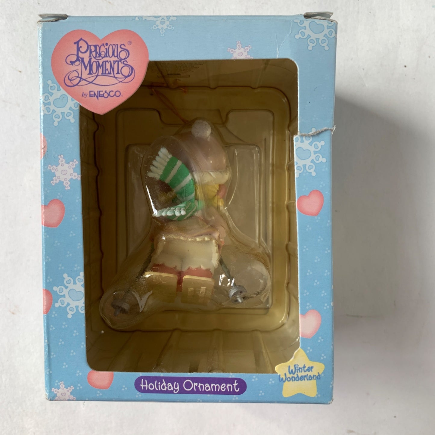 Precious Moments Winter Wonderland Girl Skier Ornament Mint in Box