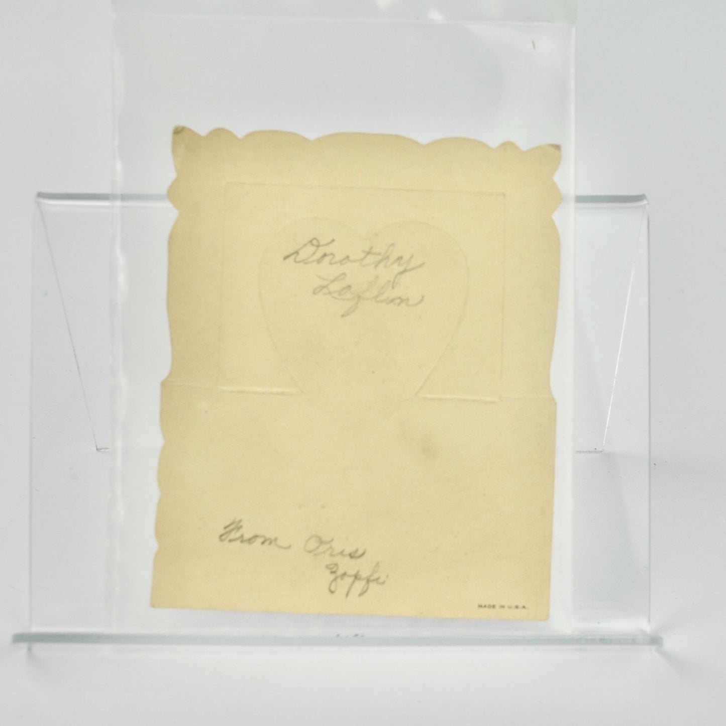 Vintage Valentine's Day Card To My Valentine I'd Do Anything