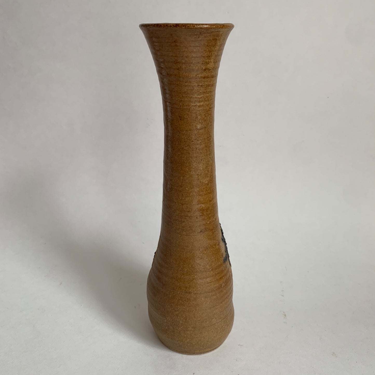 Foothills Pottery Vintage 1980s Face Vase 10.75" Tall Stoneware