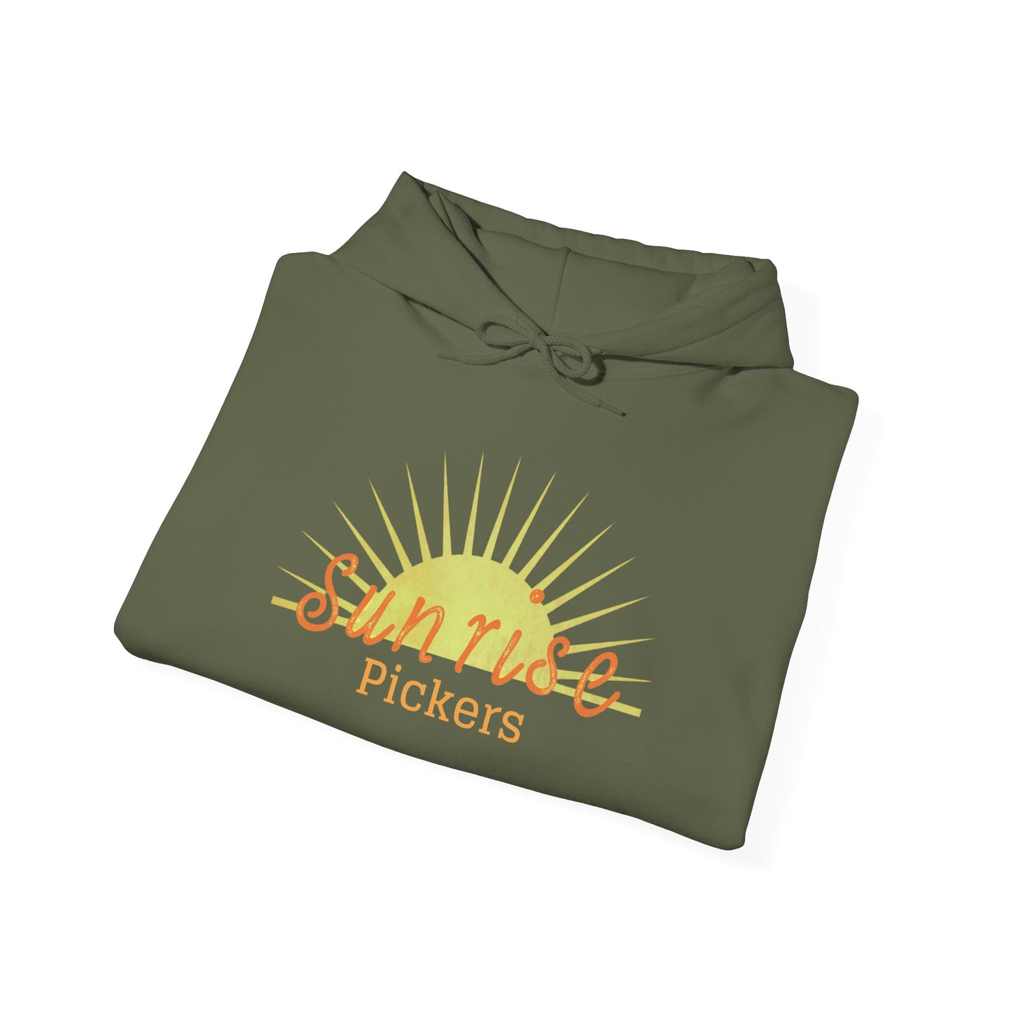 Sunrise Pickers Vintage Unisex Hooded Sweatshirt