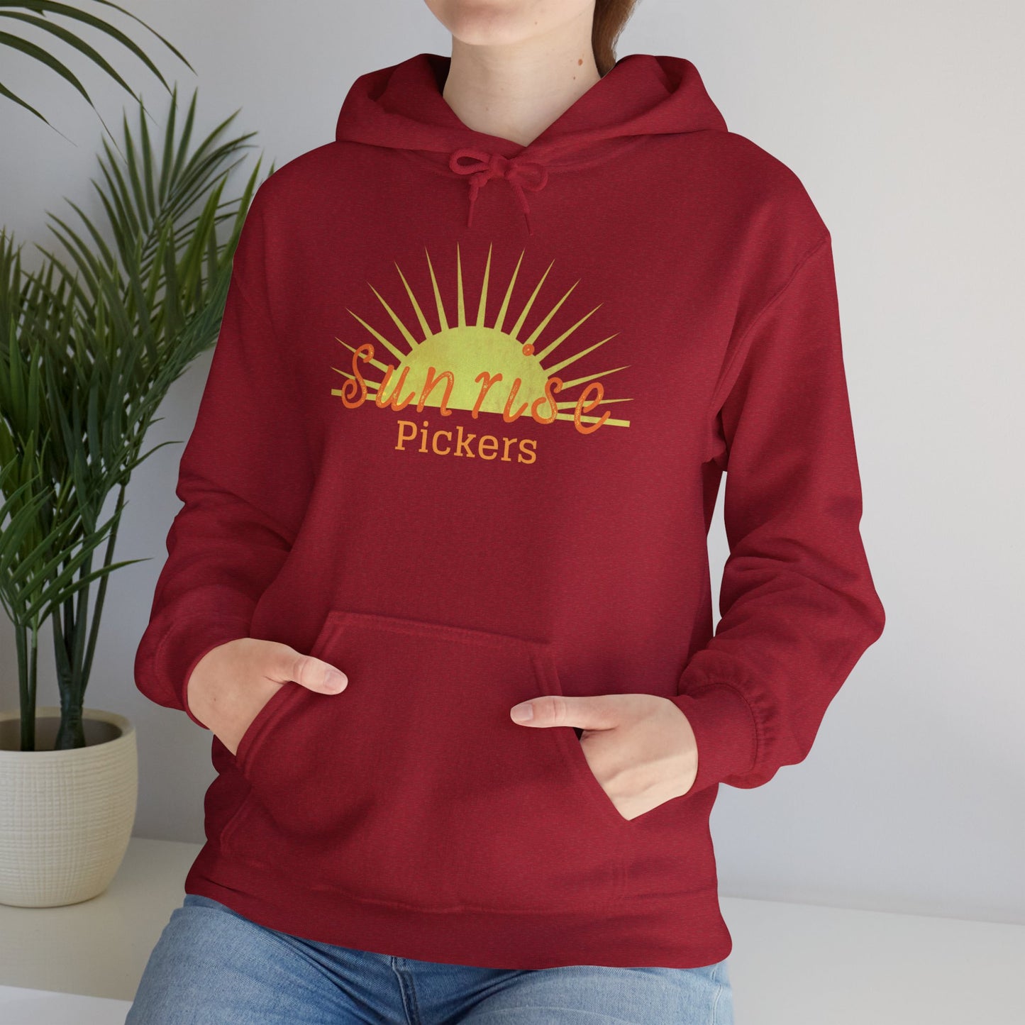 Sunrise Pickers Vintage Unisex Hooded Sweatshirt