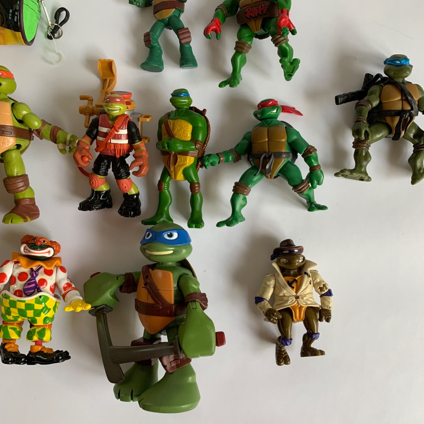 Vintage Lot Teenage Mutant Ninja Turtles Figures 15 Pieces