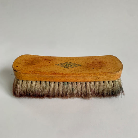 Vintage 100% Pure Horse Hair No. 18 Shoe Brush Sterilized