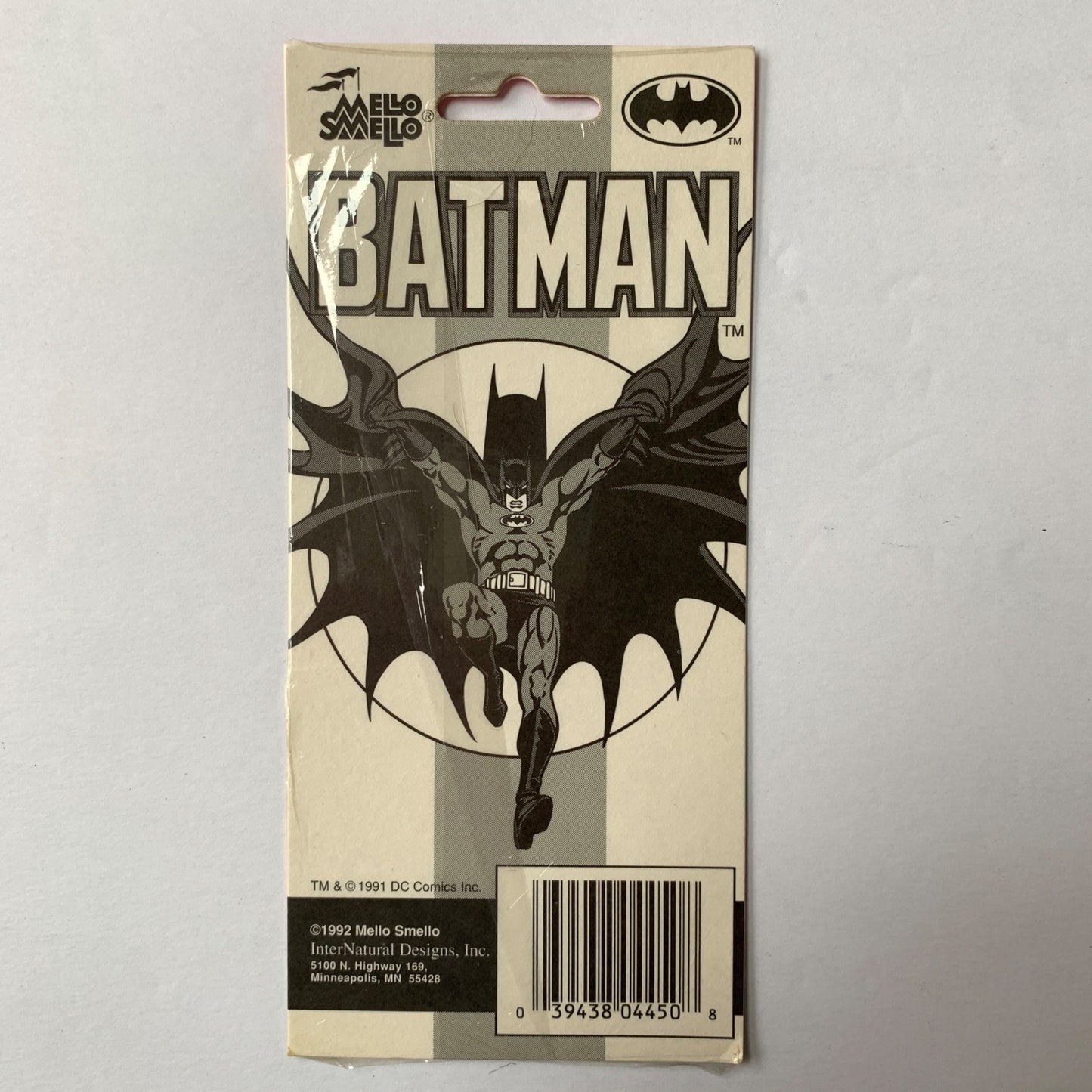 1992 Mello Smello Vintage Batman Removable Stickers New