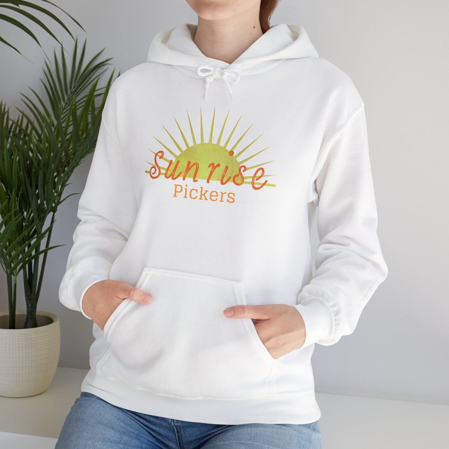 Sunrise Pickers Vintage Unisex Hooded Sweatshirt