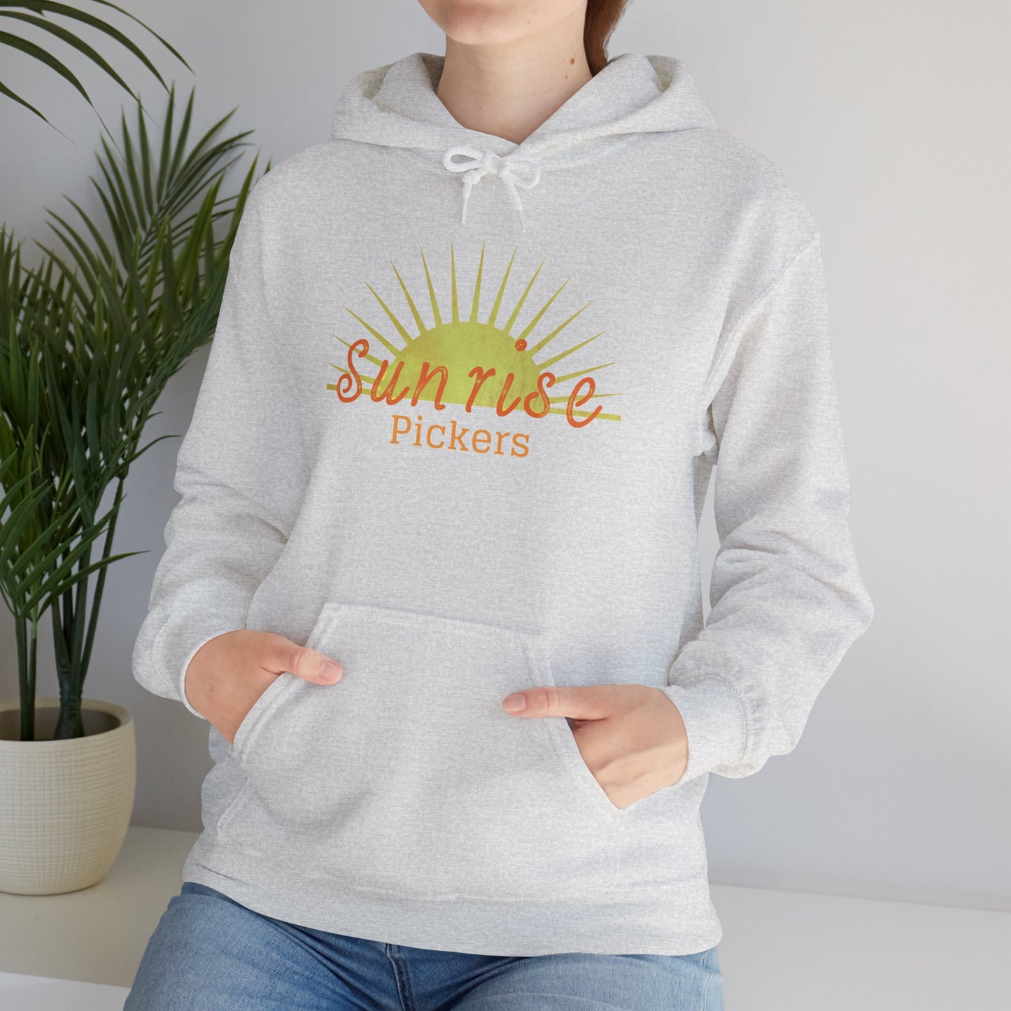 Sunrise Pickers Vintage Unisex Hooded Sweatshirt