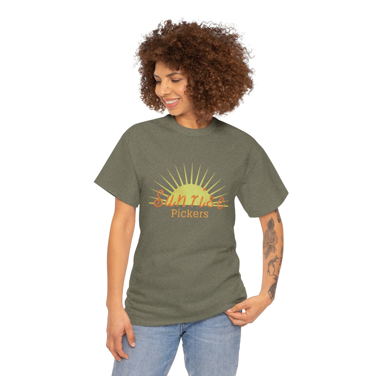 Sunrise Pickers Vintage Unisex Heavy Cotton Tee