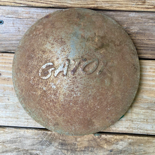Vintage Gator Boat Trailer Hubcap 8-1/4"