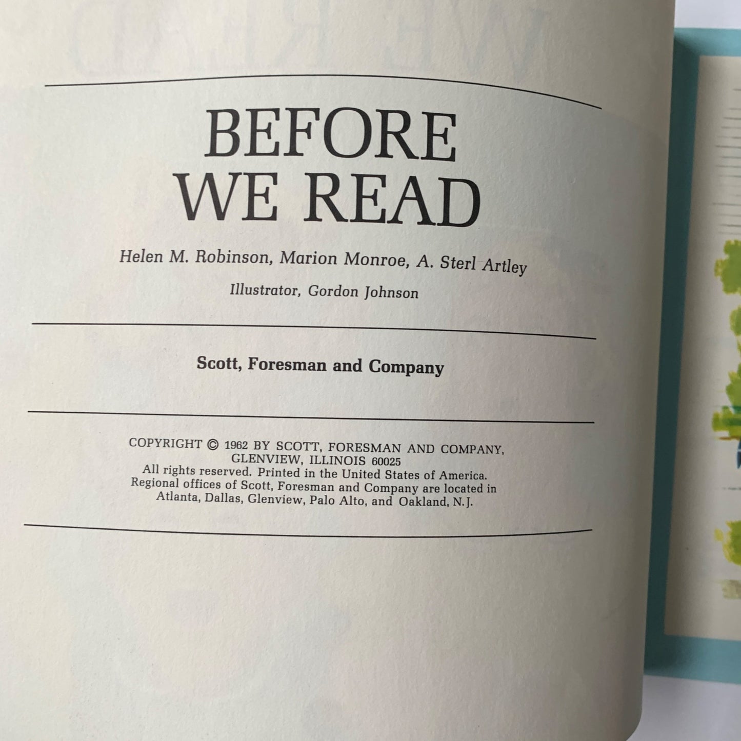 1962 Before We Read Book Excellent Condition