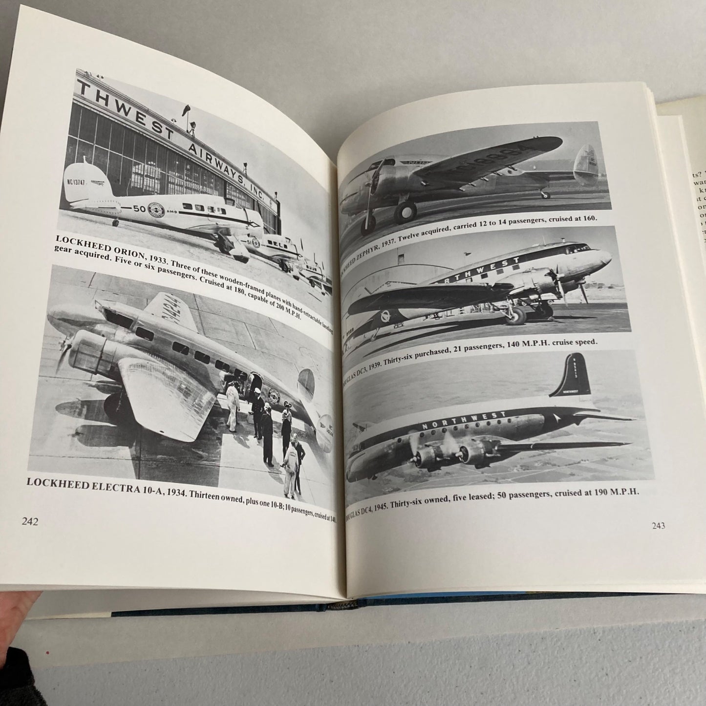 Flight to the Top: 60 Year Story of Northwest Airlines Vintage 1986 Book Ruble