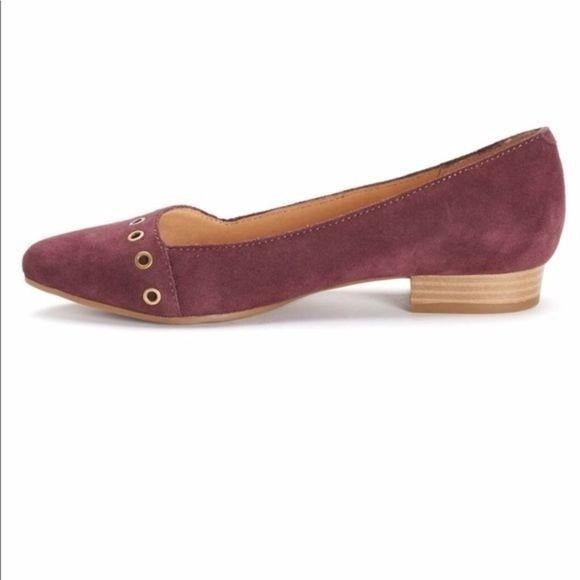Sonoma Women’s Suede Flats Wine New