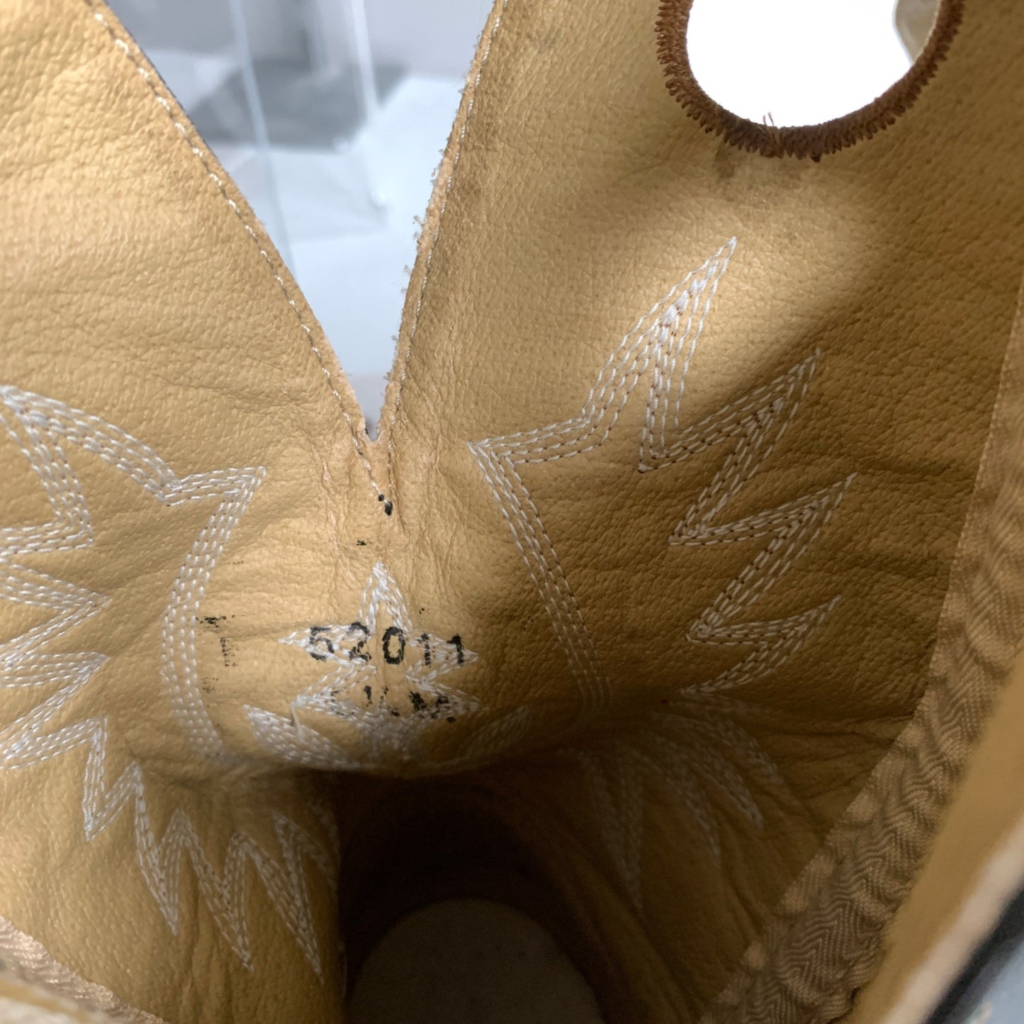 Leather Cowboy Boots Oil Chemical Resistant Men's 8.5