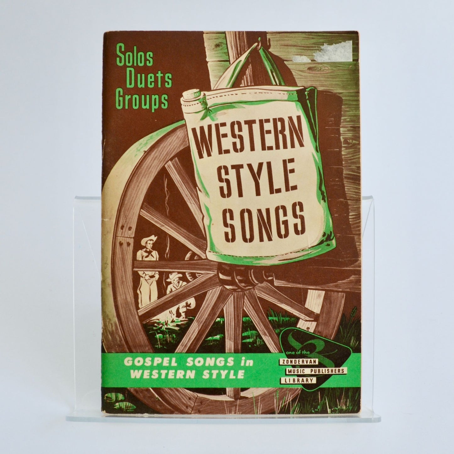 Western Style Songs Solos Duets Groups Gospel Songs Book Vintage