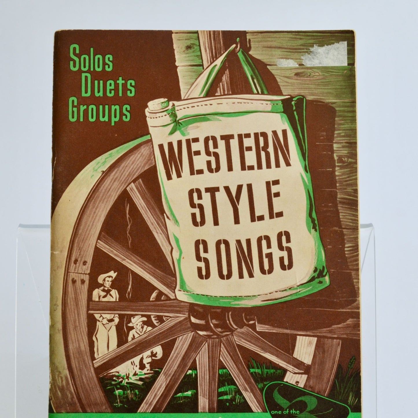 Western Style Songs Solos Duets Groups Gospel Songs Book Vintage