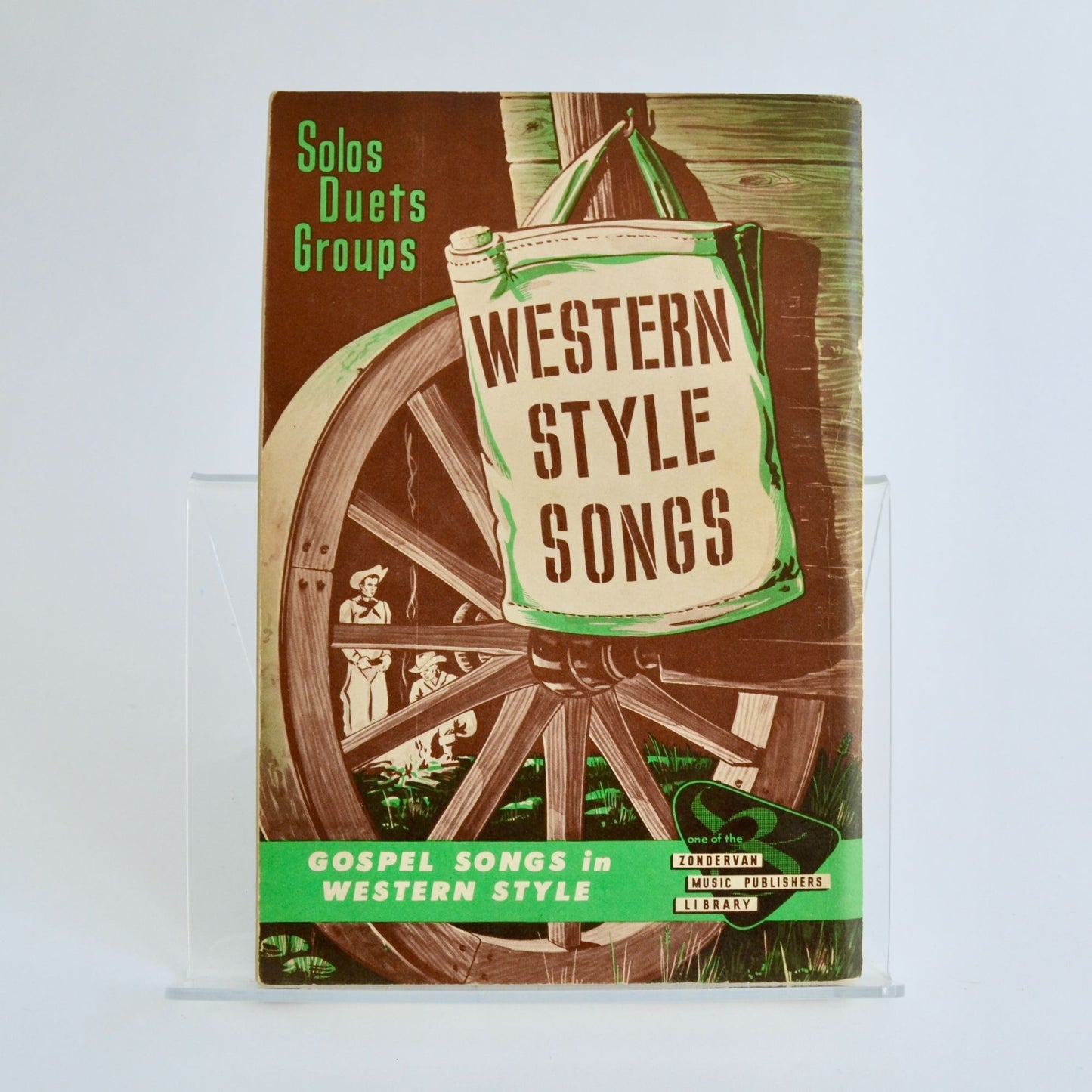 Western Style Songs Solos Duets Groups Gospel Songs Book Vintage