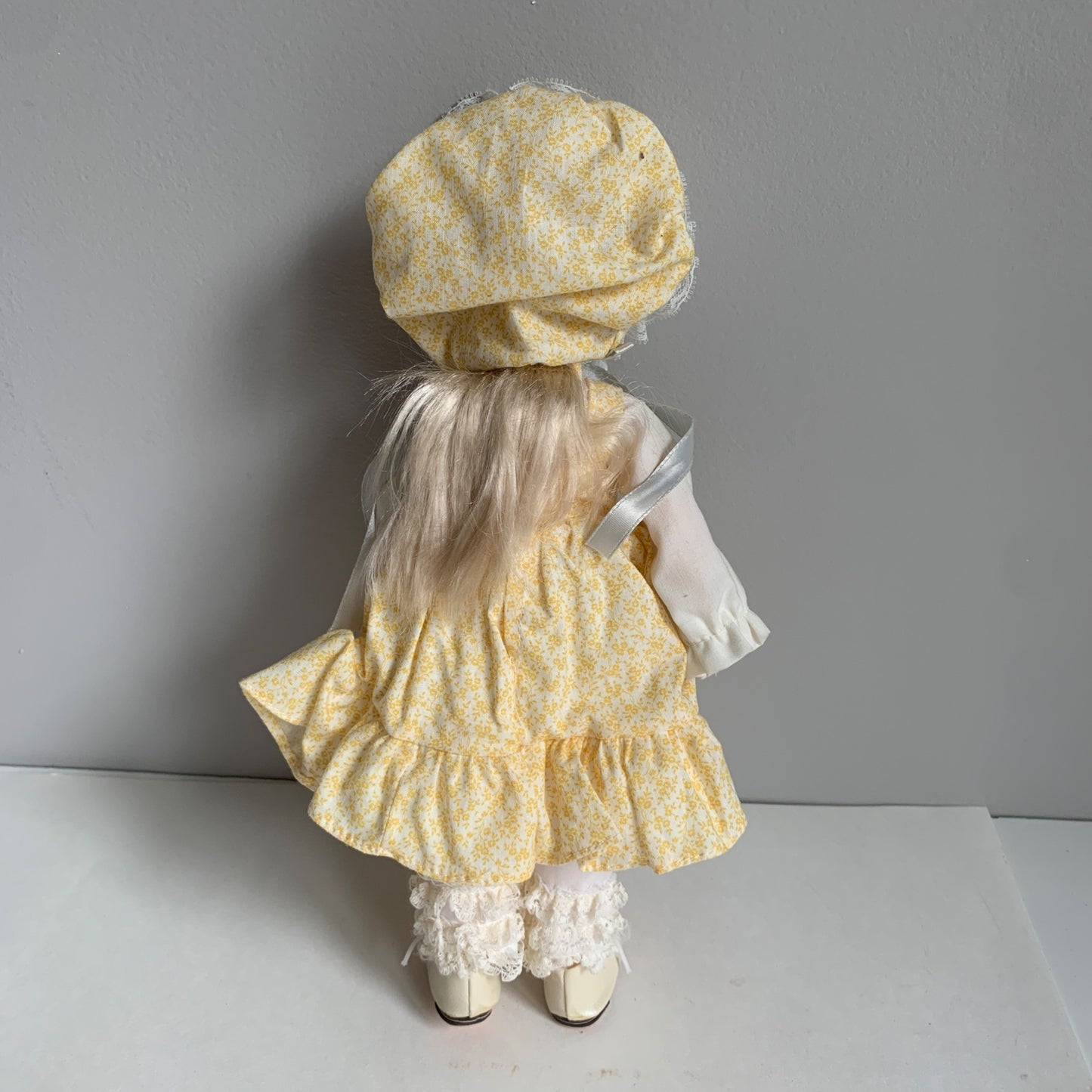 Effanbee 1181 Rebecca Sunny Brooke Farm Doll Vintage In Original Box Blonde Yellow Dress