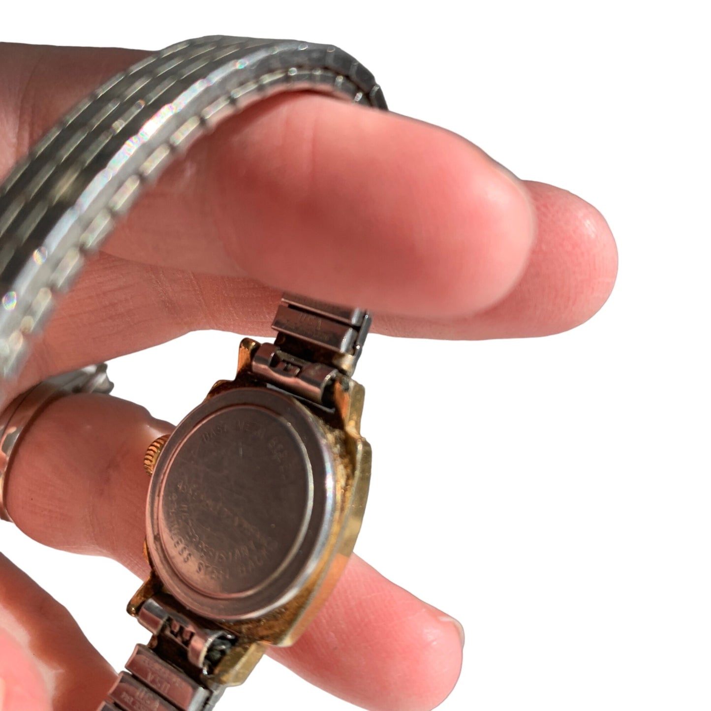Timex Vintage Women's Stretch Band Watch Water Resistant Stainless Steel