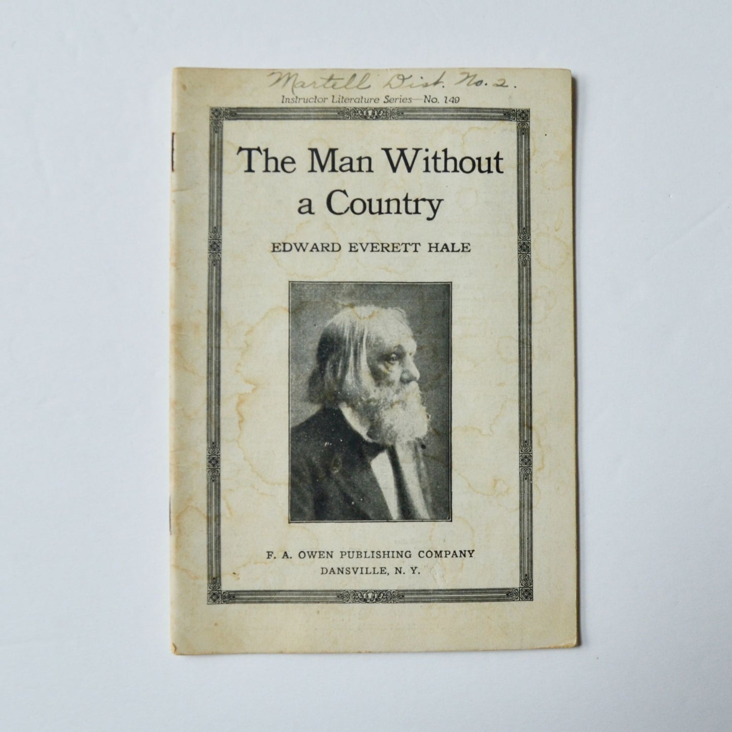 The Man Without a Country Edward Everett Hale Instructor Literature Series