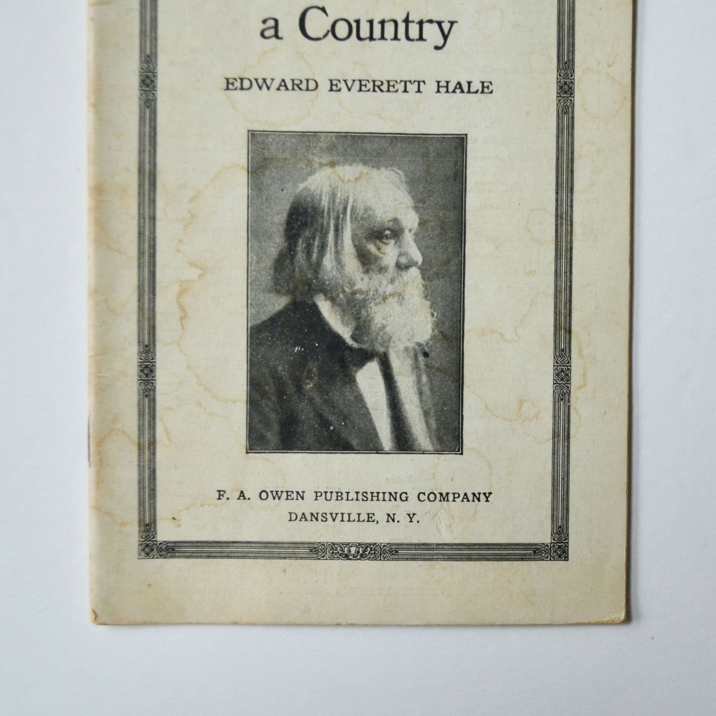 The Man Without a Country Edward Everett Hale Instructor Literature Series
