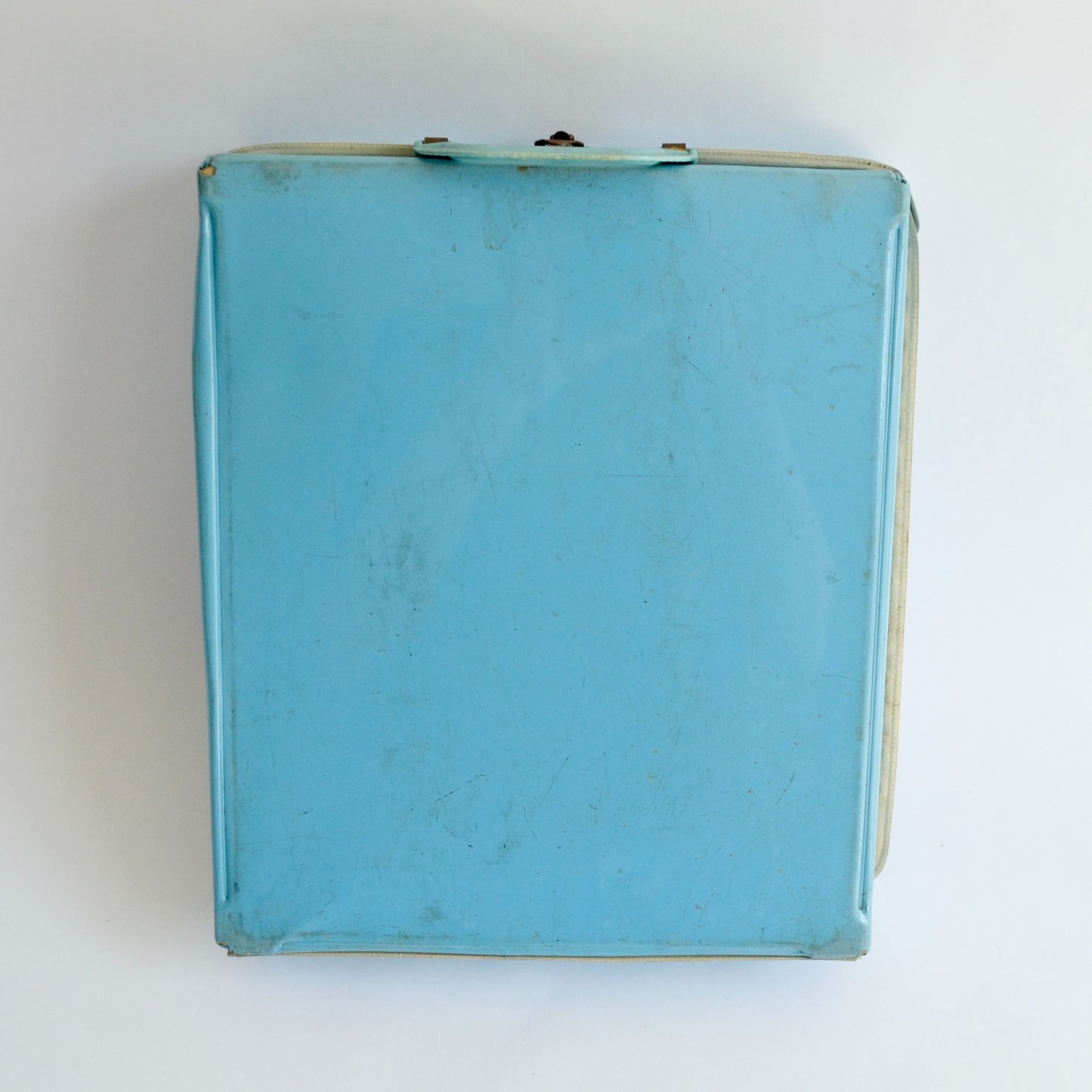 Vintage 1960's Brownie Doll Case Effanbee Blue Carry Storage