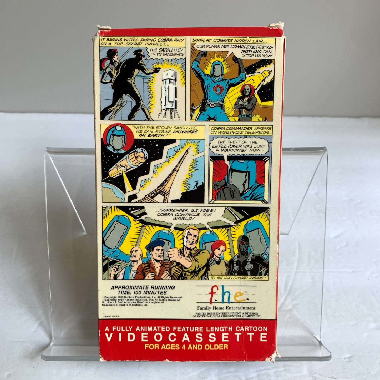 G.I. Joe A Real American Hero VHS Vintage 1983