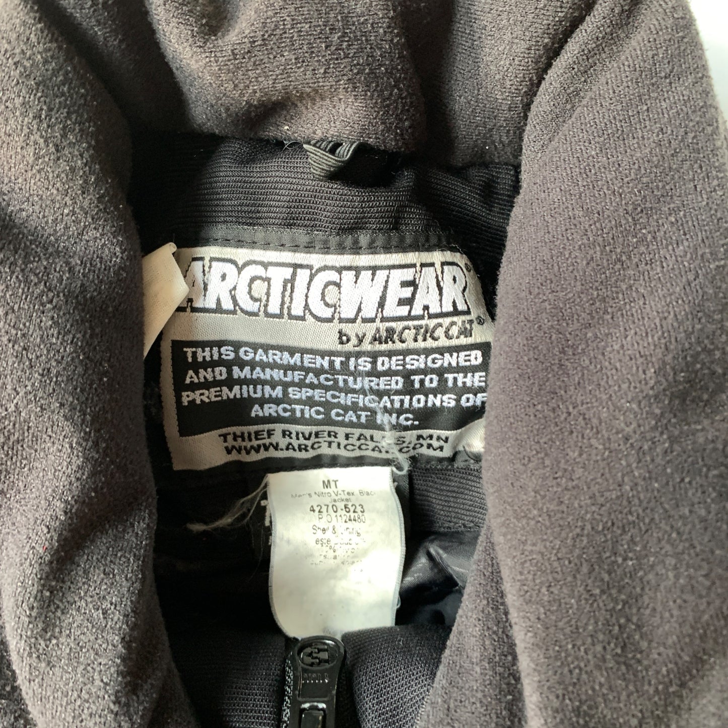 Arctic Cat Team Racing Jacket Medium Tall MT Patches