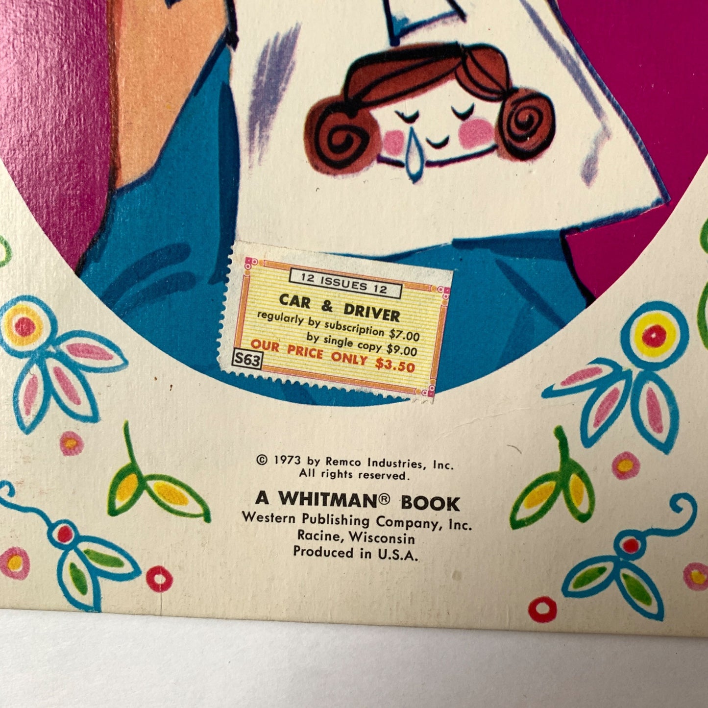 1973 Whitman Sweet April Paper Doll Book