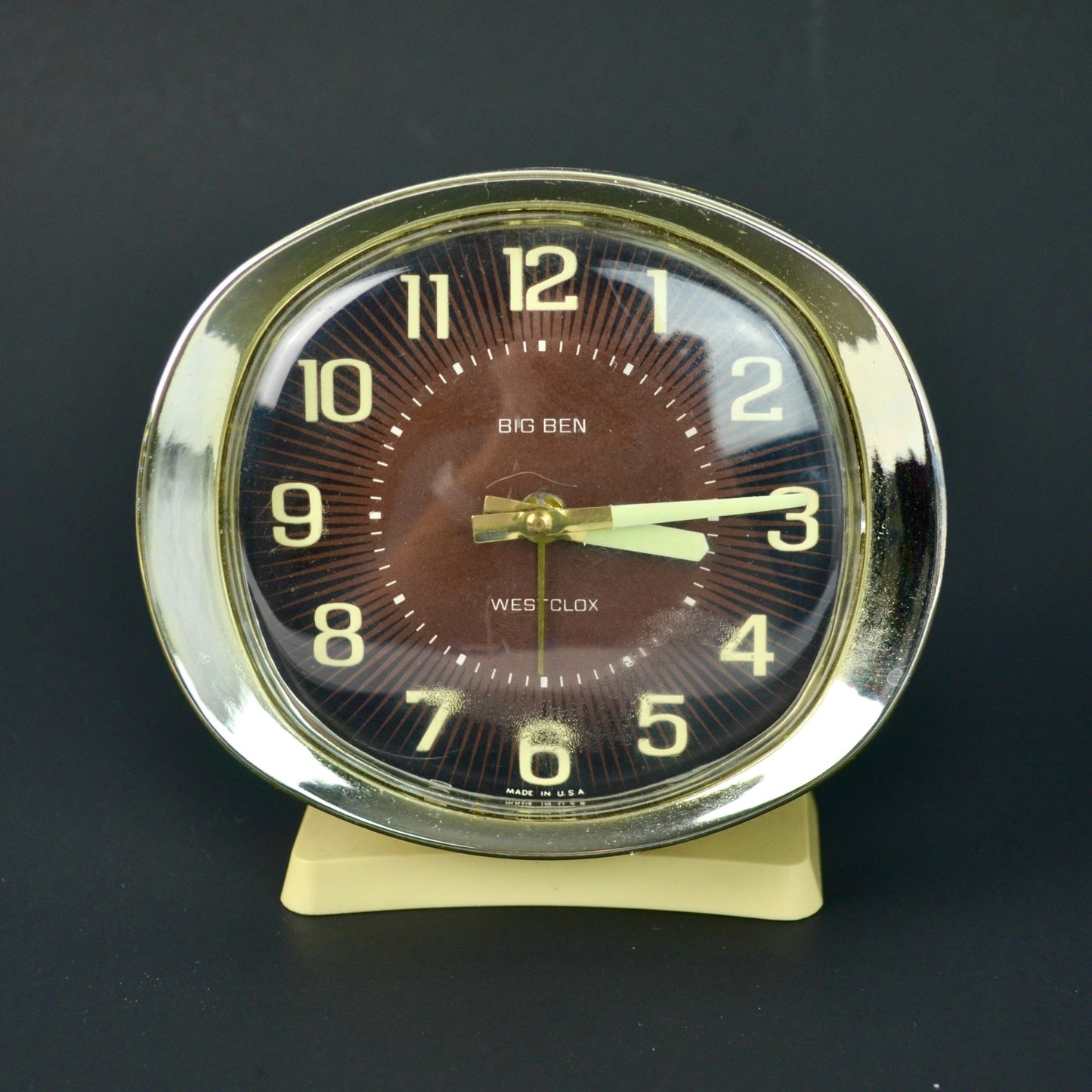 Westclox Big Ben Luminous Alarm Clock Analog FOR REPAIRS