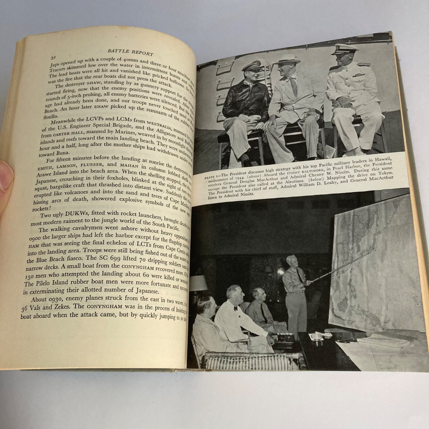 Battle Report The End of an Empire Vintage WWII Book Rinehart 1948