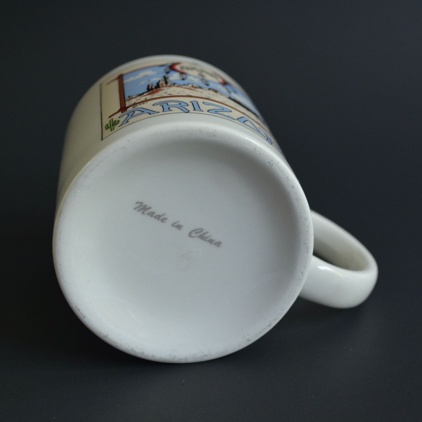 Arizona Coffee Mug Vintage Cactus Dreamcatcher Eagle