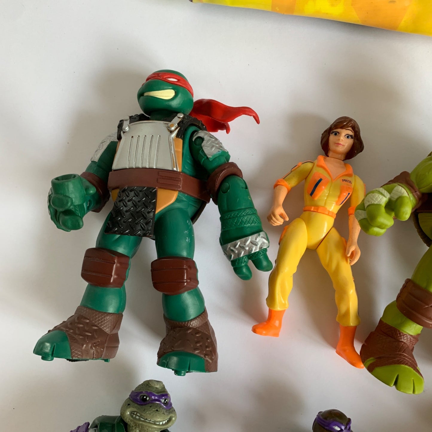 Vintage Lot Teenage Mutant Ninja Turtles Figures 15 Pieces