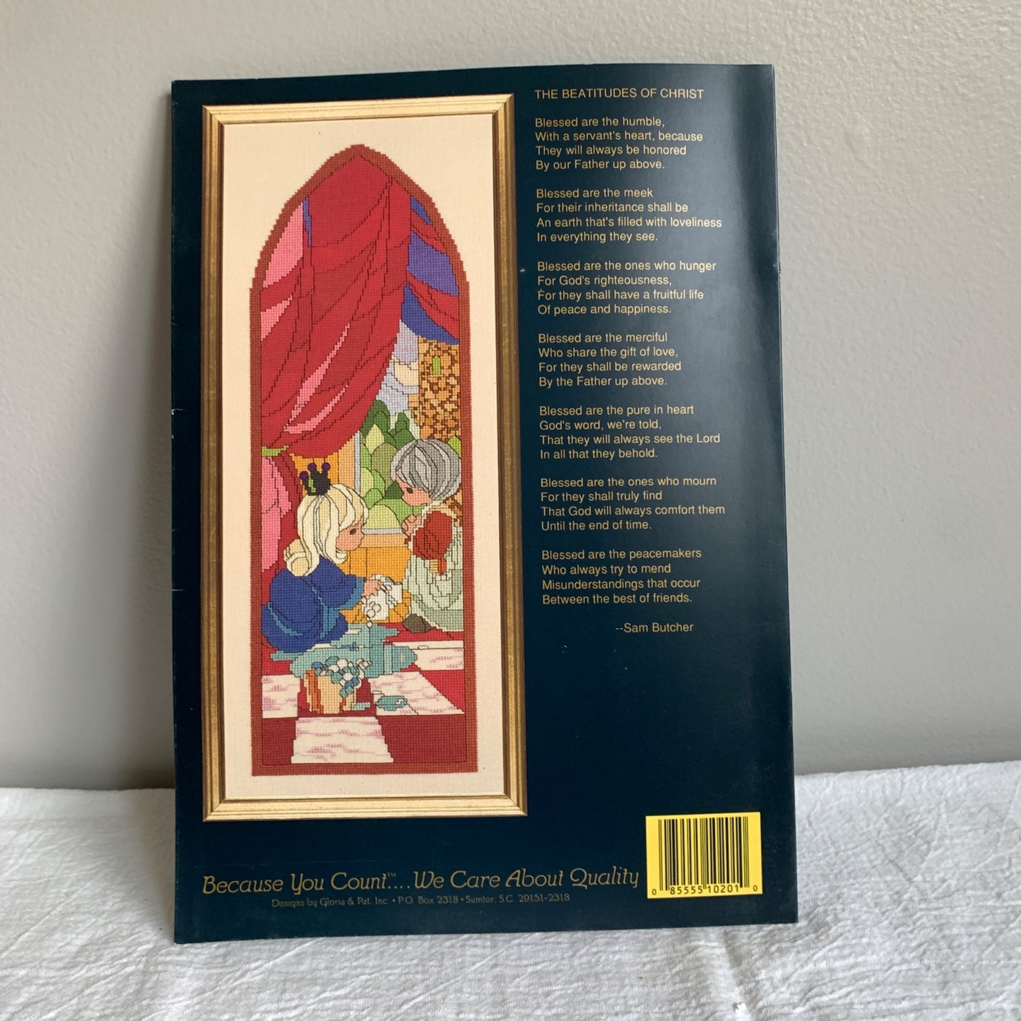 Precious Moments PMW-1 Blessed are the Poor in Spirit Cross Stitch Pattern Book