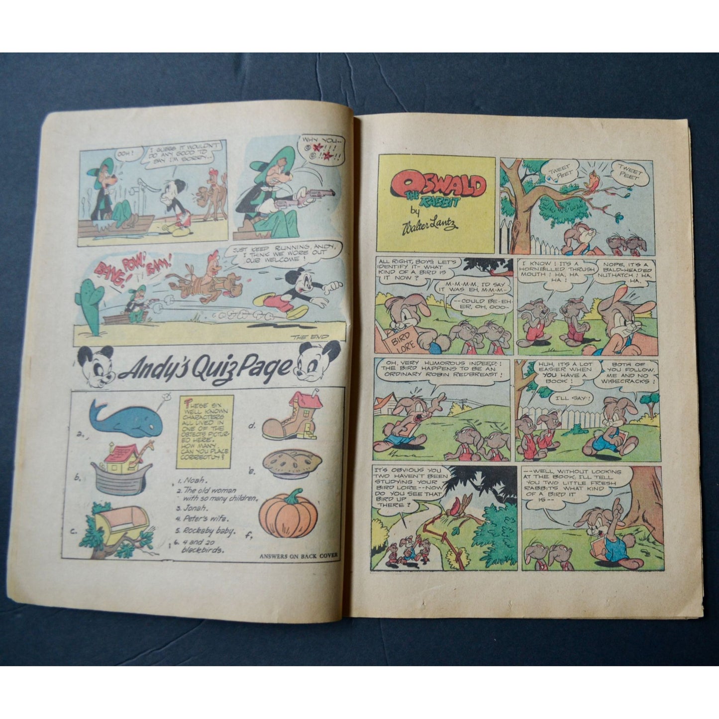 Walter Lantz New Funnies November 1948 Vintage #141