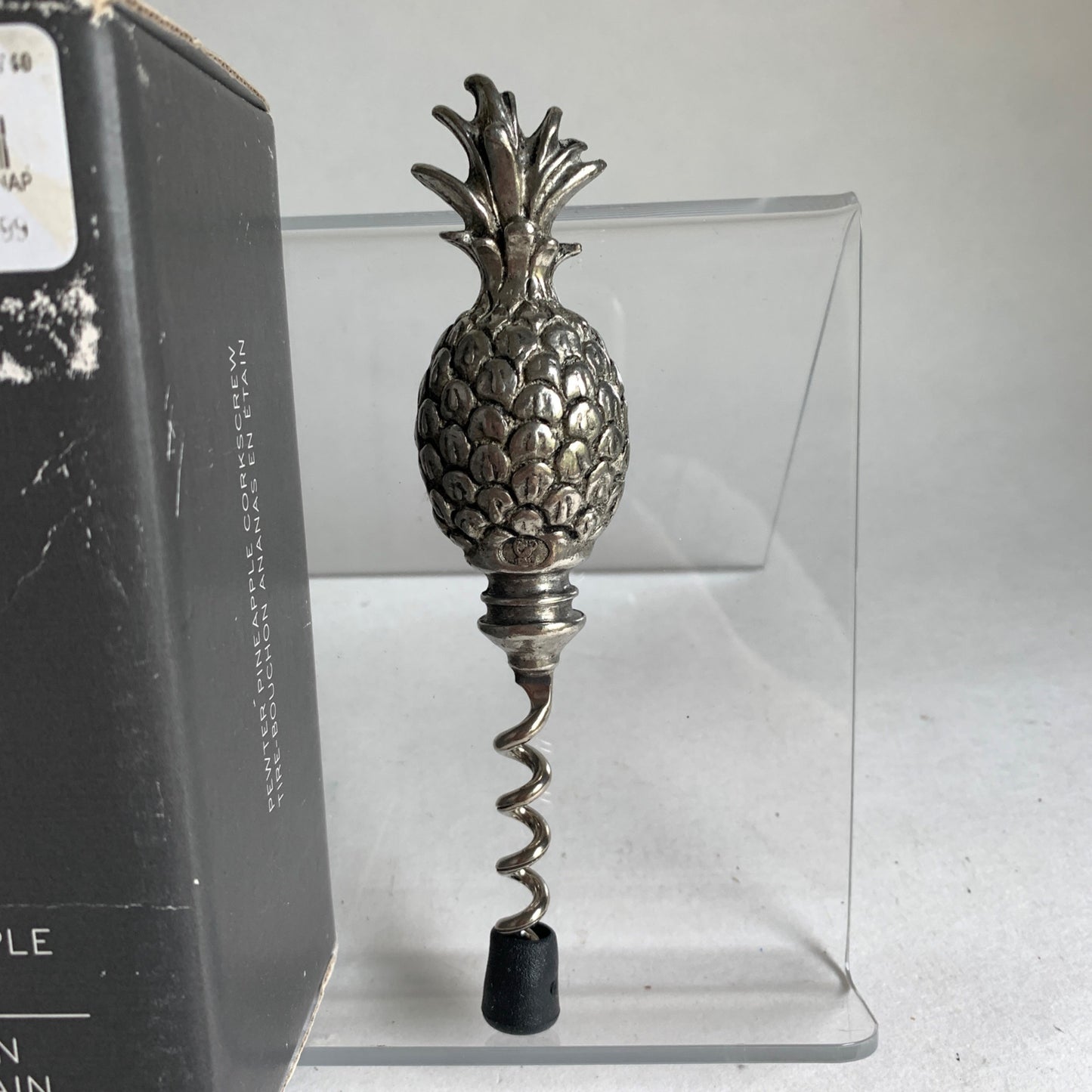 Williams Sonoma Pewter Pineapple Corkscrew New Open Box