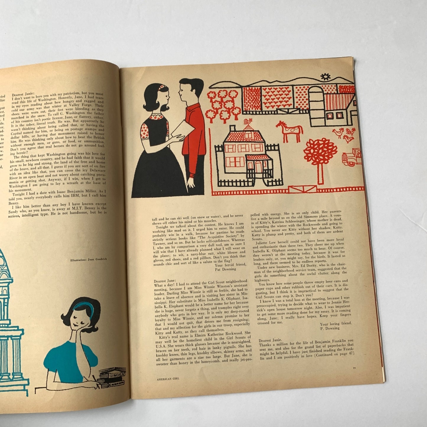 American Girl Magazine Vintage March 1962