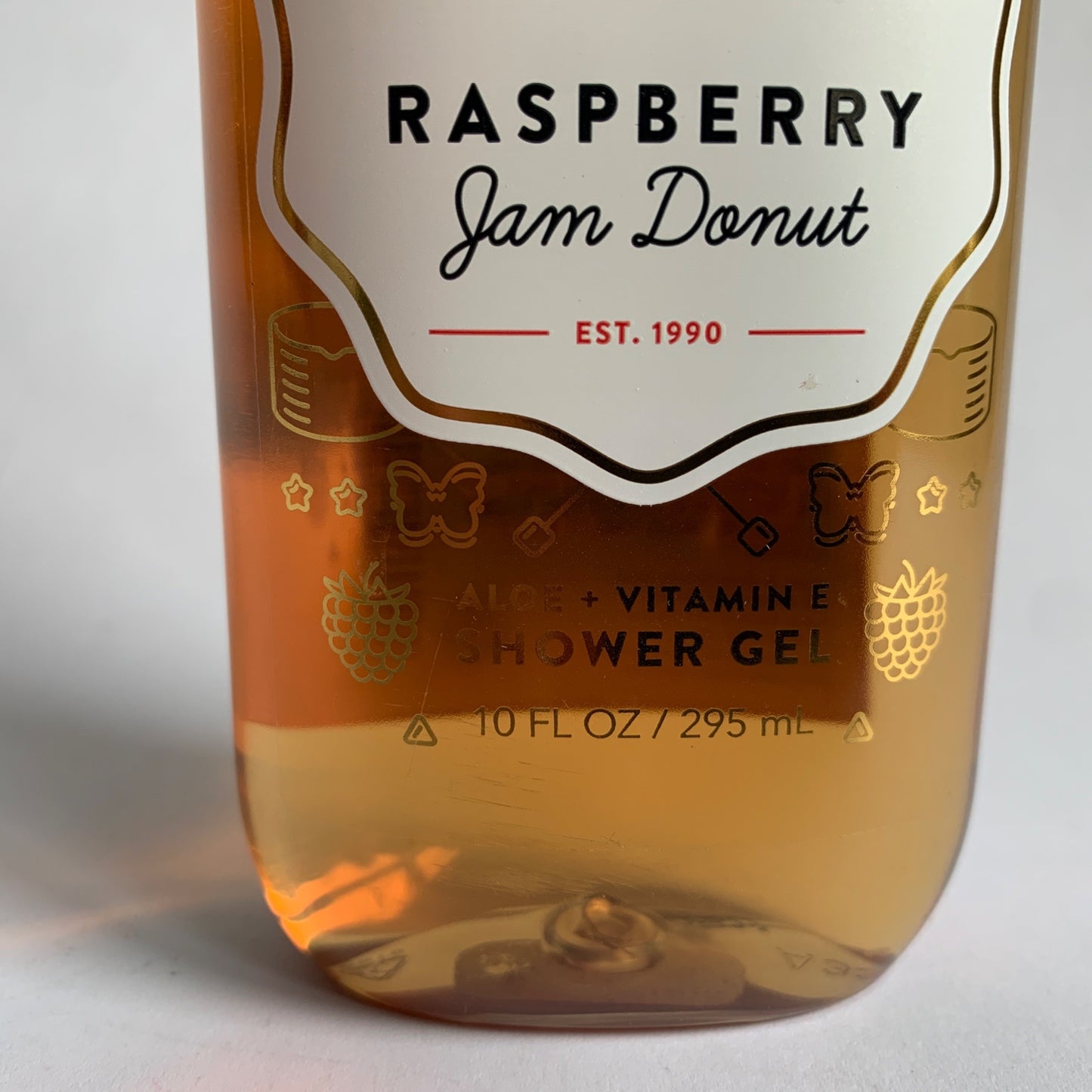 Bath & Body Works Raspberry Jam Donut Shower Gel 10 oz. NEW