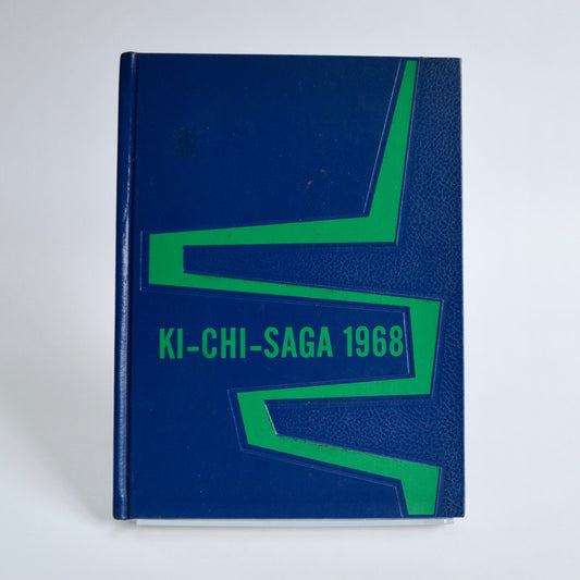 Vintage 1968 Ki-Chi-Saga Yearbook Lindstrom Center City Shafer Minnesota MN
