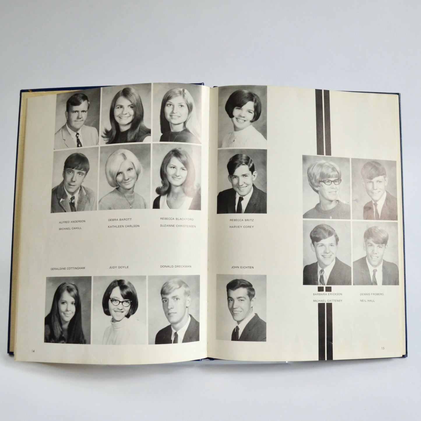 Vintage 1968 Ki-Chi-Saga Yearbook Lindstrom Center City Shafer Minnesota MN