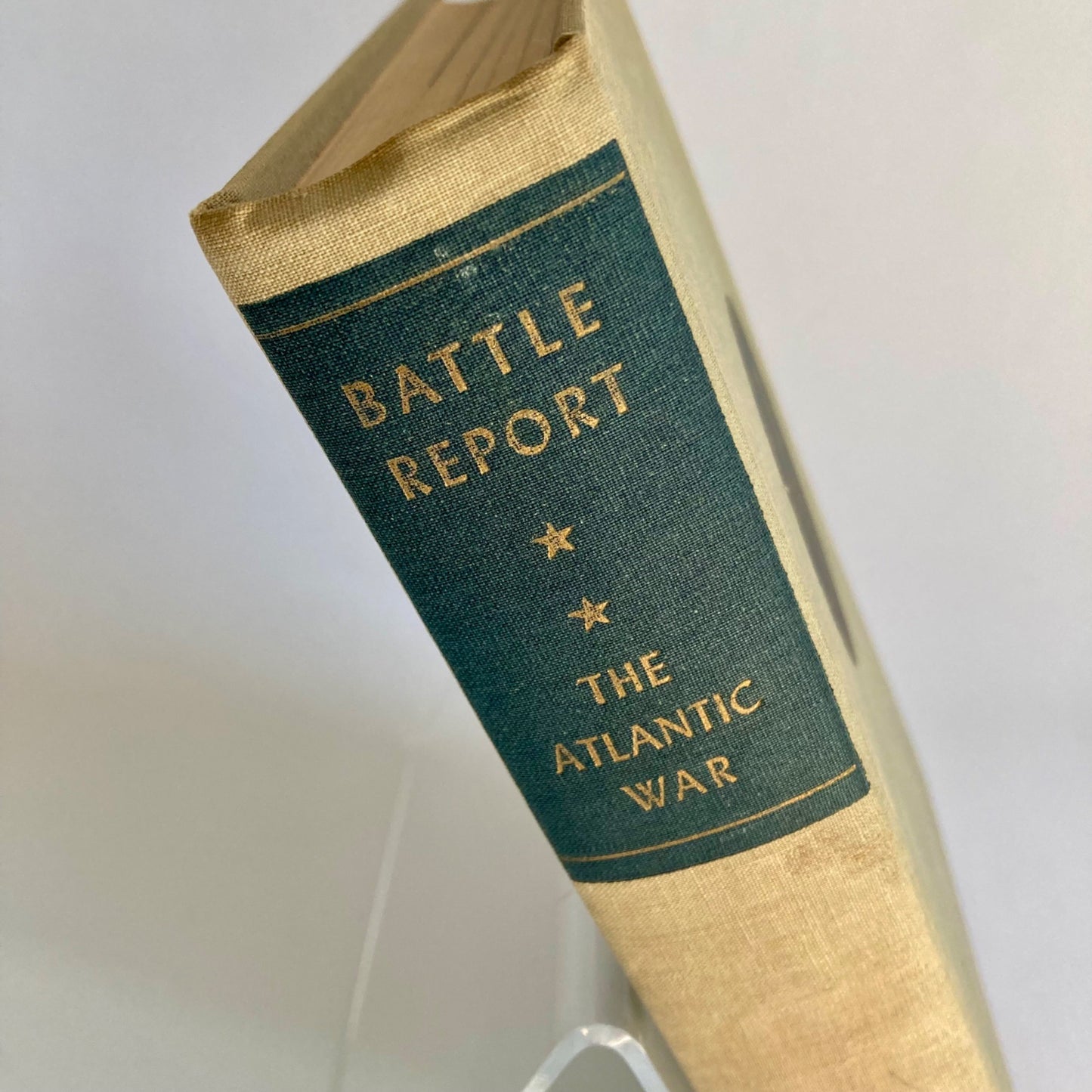 Battle Report The Atlantic War Vintage WWII Book Rinehart 1946