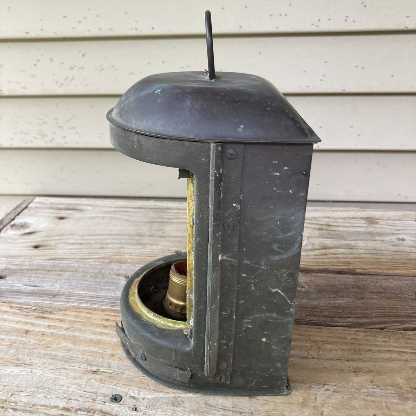 Vintage Perko Navigation Light Boat Ship Barge Bronze? Copper? Maritime